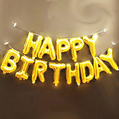 Happy Birthday Foil Balloons