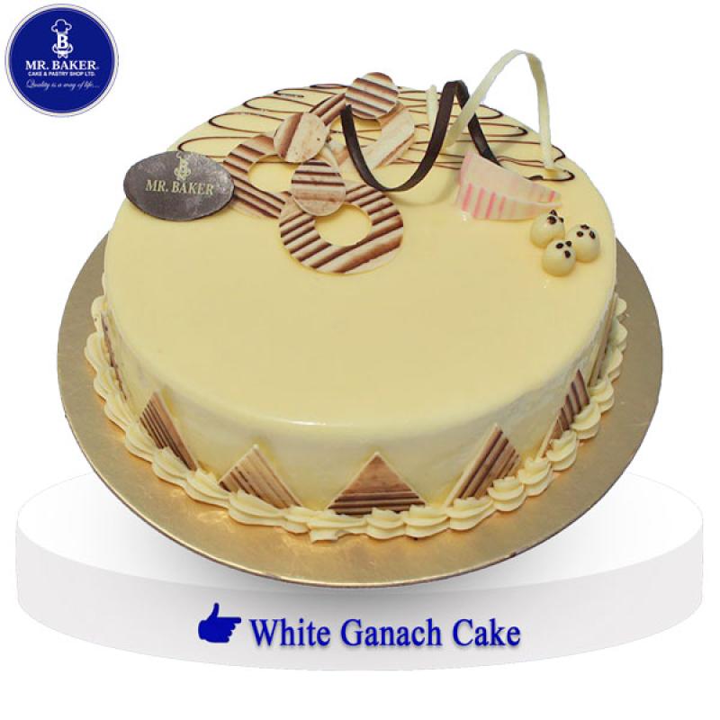 White Ganache Cake