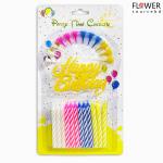 Multi Color Birthday Candle