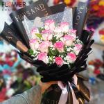 Exclusive Shade Pink Rose Bouquet.