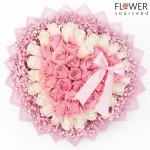 Beautiful Pinkish and White Rose Bouquet