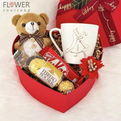 Heart Shape Gift Box Of Joy