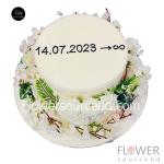 Floral Wedding Cake